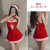Ziqu New Christmas Clothes Cute Plush Sexy Strap Sexy Lingerie Slim Women's Bed Uniform Suit 6114