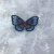 Single-Layer Six-cm Embroidered Butterfly Ornament Accessories Shoes Clothing Cell Phone Shell Accessories DIY Material