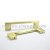 Double Hole Handle Golden Cabinet Handle Customizable Light Chrome Furniture Handle Wardrobe Shoe Cabinet Metal Handle