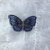 Single-Layer Six-cm Embroidered Butterfly Ornament Accessories Shoes Clothing Cell Phone Shell Accessories DIY Material