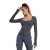 Nude Feel Yoga Clothes Women's Tops Quick-Drying Lulu the Same Long-Sleeved T-shirt Sports Jacket with Chest Pad Running Fitness Clothes