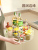 Rotatable Spice Rack Kitchen Oil, Salt, Sauce and Vinegar Storage Box Multifunctional Accessory Household Complete Seasoning Turntable