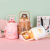 Cartoon Cute Children's Thermos Mug Female Student Office Worker Big Belly Cup with Strap Portable Couple Water Cup