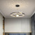 Factory Starry Sky Projection Living Room Ring Chandelier Nordic Light Luxury Art Bedroom Dining-Room Lamp Nordic Atmosphere Lamps