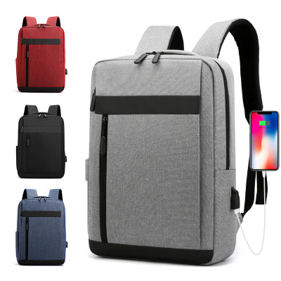 Fixed Logo Xiaomi Backpack Large Capacity USB Rechargeable Backpack 15.6-Inch Computer Backpack Business Travel Bag