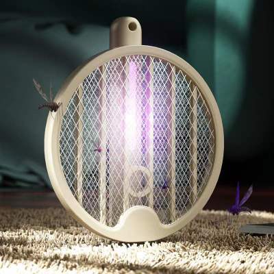 [Private Model Price Control] Electric Mosquito Swatter Mosquito Killing Lamp Two-in-One Household Folding Rechargeable Mosquito Swatter Mosquito Repellent Delivery