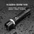 Power Torch Aluminum Alloy Waterproof Flashlight Household Three-Gear Zoom Lighting LED Outdoor Long-Range Security Flashlight