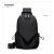 Wholesale Fashion Usb Men's Crossbody Bag Waterproof Sling Bag Casual Nylon Outdoor Sports Chest Bag