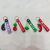 Personalized Creative Simulation Real Item Vegetable Chinese Cabbage Eggplant Pepper Keychain Pendant