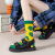 AB Socks New Couple Socks Cartoon Long Cotton Socks Combed Cotton Hand Sewing AB Cotton Socks Creative Multi-Color Optional