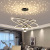 Living Room Chandelier Simple Modern Atmosphere 2022 New Light Luxury Starry Sky Nordic Lamp Combination Whole House Package