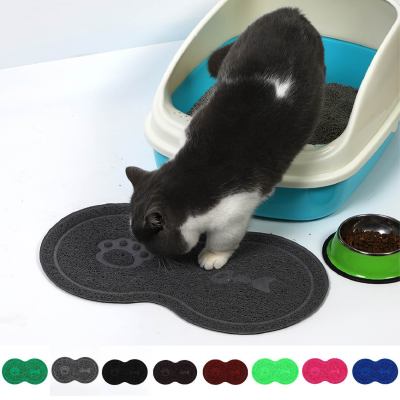 PVC Wire Ring Control Cat Litter Mat Sand-Proof Bring out Cat Cage Foot Mat Exclusive for Cats Anti-Card Foot Low Carbon Factory Wholesale