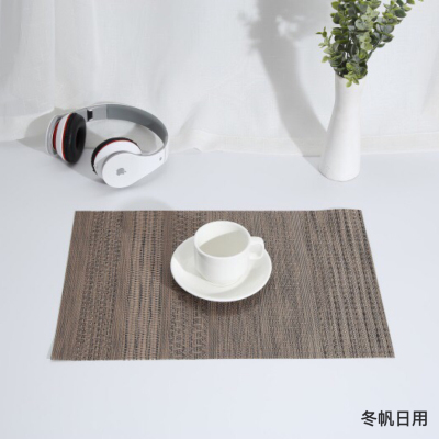 Heat Insulation Coaster Fresh Western Restaurant Table Mat Rectangular Placemat Coasters Wholesale Jacquard Style