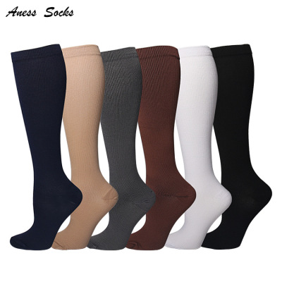 Compression Socks Polyester Flat Panel Compression Stockings Outdoor Cycling Running Breathable Adult Athletic Socks Spot
