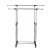 Simple Indoor Home Mini with Pulley Floor Single Pole Coat Hanger Small Retractable Mobile Clothesline Pole Lifting