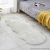 Solid Color Plush Mat Living Room Bedroom Bedside Carpet Irregular Wool-like rug Decoration Window Cushion Fish-Shaped