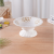 Style Household Fruit Plate Living Room Imitation Porcelain Candy Plate Dried Fruit Tray Gold Lace Fruit Plate Melamine