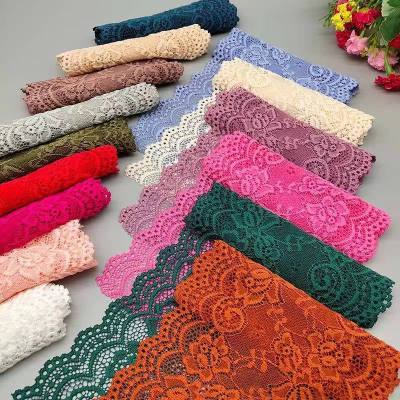 15cm Soft Elastic Lace Colorful Sexy Underwear Lace Fabric Skirt Hem Widened Lace