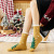 Autumn and Winter Warm Plush Christmas Stockings Cute Coral Fleece Sleeping Socks Children's Gift Box Home Warm Keeping Floor Socks Wholesale