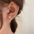 Korean Design Pink Tulip Temperament Stud Earrings New Minority All-Match Gentle Temperament S825 Silver Pin Earrings