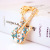 Fashion Creative Ornament Guitar Musical Instrument Keychain for Girls Accessories Key Chain Metal Pendant Small Gift