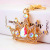 Fashion Creative Diamond Crown Crystal Car Key Ring Women's Bag Accessories Pendant Key Chain Wholesale 776