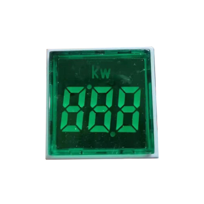 Power Meter AD16-22DKW Large Digital Tube Red Green Yellow Blue White Square round