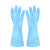 [Fleece-Lined] Household Gloves PVC Color Short Cleaning Laundry Dishwashing Mop Extra Thick and Durable Antifouling