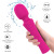 Strong Shock Stick 8-Frequency 5-Speed Magnetic Charging Women's Silicone Full Coverage Glue Ziwei Massage Stick Wholesale