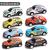 Metal Car Warrior Mini Car Children's Toy Car Wholesale Stall Sugar Model Simulation Car Delivery