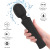 Strong Shock Stick 8-Frequency 5-Speed Magnetic Charging Women's Silicone Full Coverage Glue Ziwei Massage Stick Wholesale