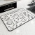 Kitchen Countertop Draining Mat Wash Basin Splash-Proof Mat Bowl Dish Drying Mat Bar Counter Water Absorbent Coaster Wash-Free Heat Proof Mat