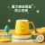 Cartoon 55 Degrees Thermal Cup Cute Little Yellow Duck Warm Cup Smart Heating Coaster Ceramic Mug Gift Box