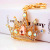 Fashion Creative Diamond Crown Crystal Car Key Ring Women's Bag Accessories Pendant Key Chain Wholesale 776