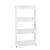 Factory Direct Supply Plastic Slit Frame Storage Rack with Pulley Refrigerator Kitchen Gap Storage Rack Bathroom Storage Rack