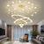 2022 New Light Luxury Living Room Chandelier Starry Sky Projection Lobby Light Simple Modern Dining Room Bedroom Lamp Package
