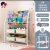 Movable Bookshelf Picture Book Rack Children Toy Storage Box Finishing Baby Bookcase Floor Simple Bedroom Storage Shelves