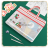 Christmas Creative Cartoon Handbag File Bag Briefcase Large Capacity Transparent Multifunctional Information Bag Buggy Bag