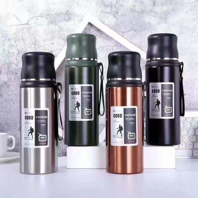 800ml/1000ml Large Capacity Thermos Cup 304 Stainless Steel Cup Wholesale Custom Logo Thermos Cup