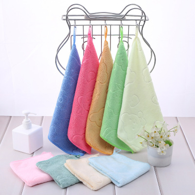 Factory Wholesale 400G Microfiber Towel Special Offer Kindergarten Thickening Print Gifts Single-Service Towels Logo