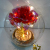 Spherical Glass Cover Rose Small Night Lamp, Decoration Crafts, Valentine's Day Gift, Mother's Day Gift