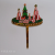 Fantasy Turntable Christmas Tree Christmas Gift Foreign Language Christmas Cake Plug-in Photo Props-Christmas Series
