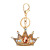 Fashion Creative Diamond Crown Crystal Car Key Ring Women's Bag Accessories Pendant Key Chain Wholesale 776