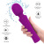 Strong Shock Stick 8-Frequency 5-Speed Magnetic Charging Women's Silicone Full Coverage Glue Ziwei Massage Stick Wholesale