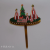 Fantasy Turntable Christmas Tree Christmas Gift Foreign Language Christmas Cake Plug-in Photo Props-Christmas Series