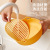 Kitchen Air Fryer Silicone Bowl Microwave Oven Square round Roasting Plate Fruit Salad Bowl Kitchen Supplies