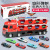 Children's Folding Deformation Catapult Truck Baby Alloy Sports Car Model Storage Multifunctional Inertia Truck Toys