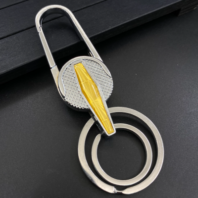 Boya 6080 Keychain Alloy Key Ring Simple Double Ring Big Buckle Cross-Border Southeast Asia Middle East Africa Hot Sale Products