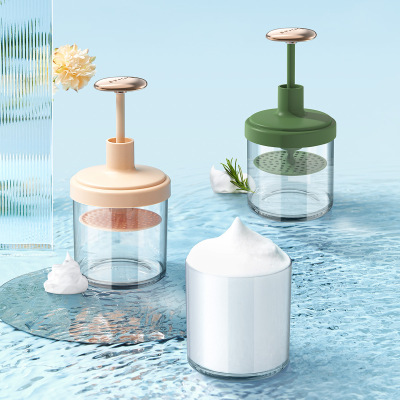 Customized Press Bubbler Facial Cleanser Bubbler Cleansing Face Washing Hair Washing Shampoo Foam Foaming Cups