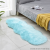 Long Wool-like Wool Sofa and Carpet Bay Window Living Room Glider Bedside Bedroom Fish-Shaped Multi-Color Mat Floor rug